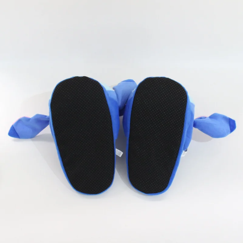 Disney Lilo & Stitch Plush Slippers Anime Figure Stitch Cosplay Shoes Men Women Couple Indoor Home Shoes Winter Warm Slipper