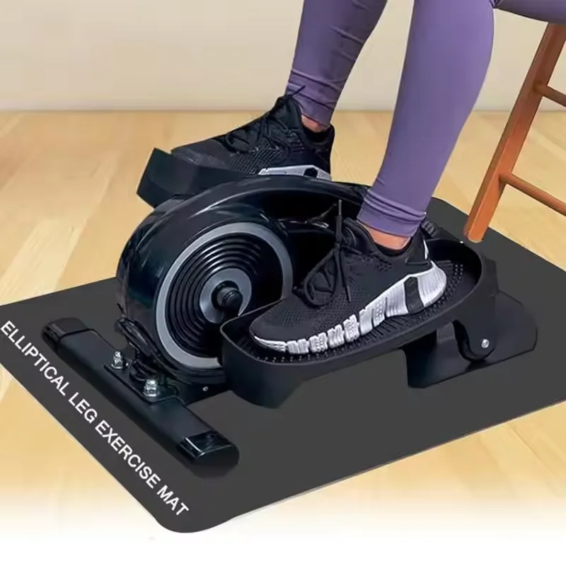 Ellipse ejercitador de piernas máquina estera debajo del escritorio estera elíptica suave paso a paso estera mejorar la estabilidad para equipo de ejercicio de gimnasio