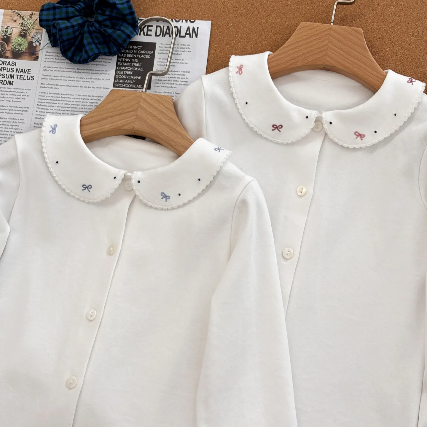 

25 New White Kids Girls Bottom Shirt Cotton Cute Bow Girl Children's T Shirt