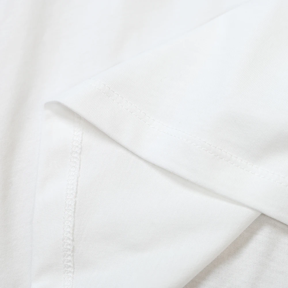 Été nouveau coton femme rond Ne ort Sve T-shirt sérigraphié décontracté Sle coupe droite longueur régulière