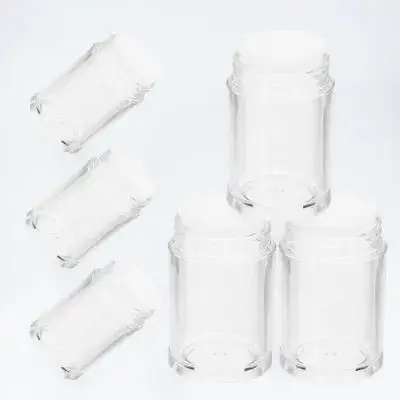 6Pcs Loose Powder Bottles Flip-Type Lid Even Distribution Durable Practical Containers Elegant Chic Loose Powder Bottle