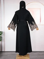 Dubaï Turquie luxe Hijab Abayas à manches longues femmes robe fête bal robe de soirée 2026 Ramadan Caftan Marocain vêtements islamiques 4