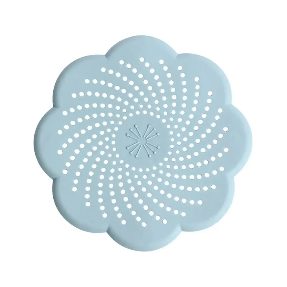 Silikon Bodenablauf Abdeckung Blume Form Mesh Waschbecken Sieb Anti-blocking Haar Reinigen Abfall Catcher Küche Bad Zubehör