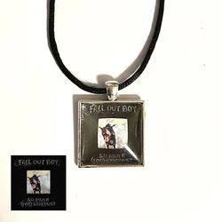 so much for stardust fall out boy album necklace handmade