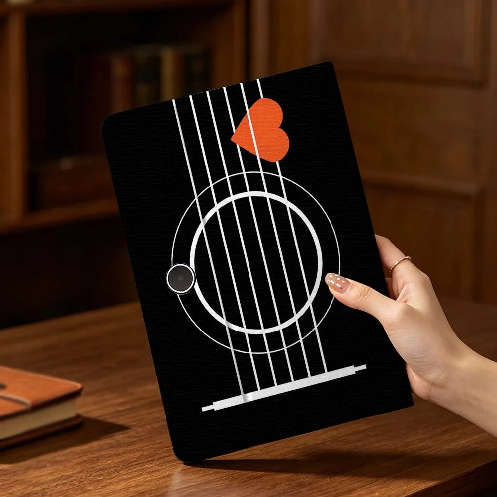 Guitar Strings Art Picture Soft For OPPO VIVO IQOO OnePlus Realme Pad 3 Pro 13 12.1 11.4 11 inch Pen Tray Tablet Case