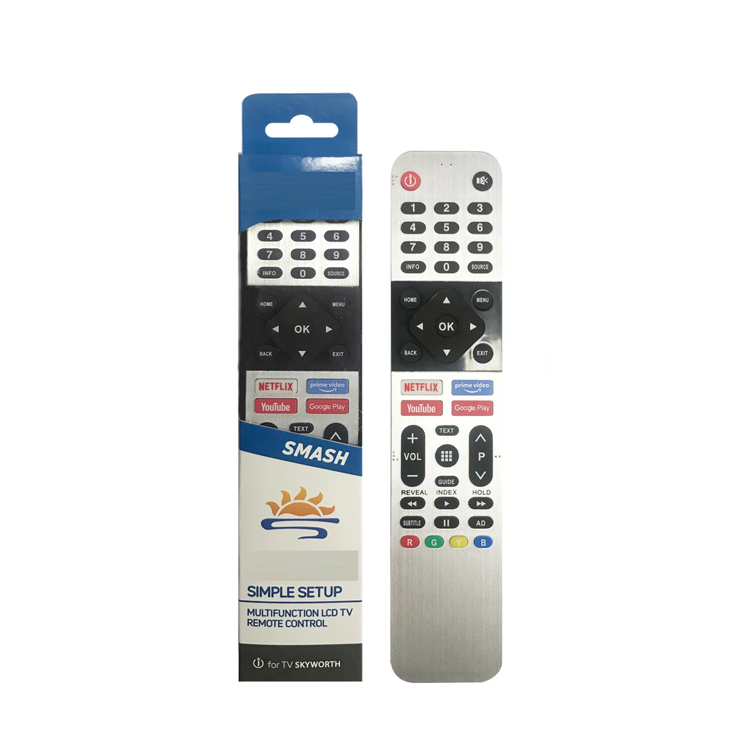 جهاز التحكم عن بعد مناسب لتلفزيون Skyworth Panasonic Toshiba Kogan Smart LED 539C-268920-W010 539C-268935-W000 TB500 #2