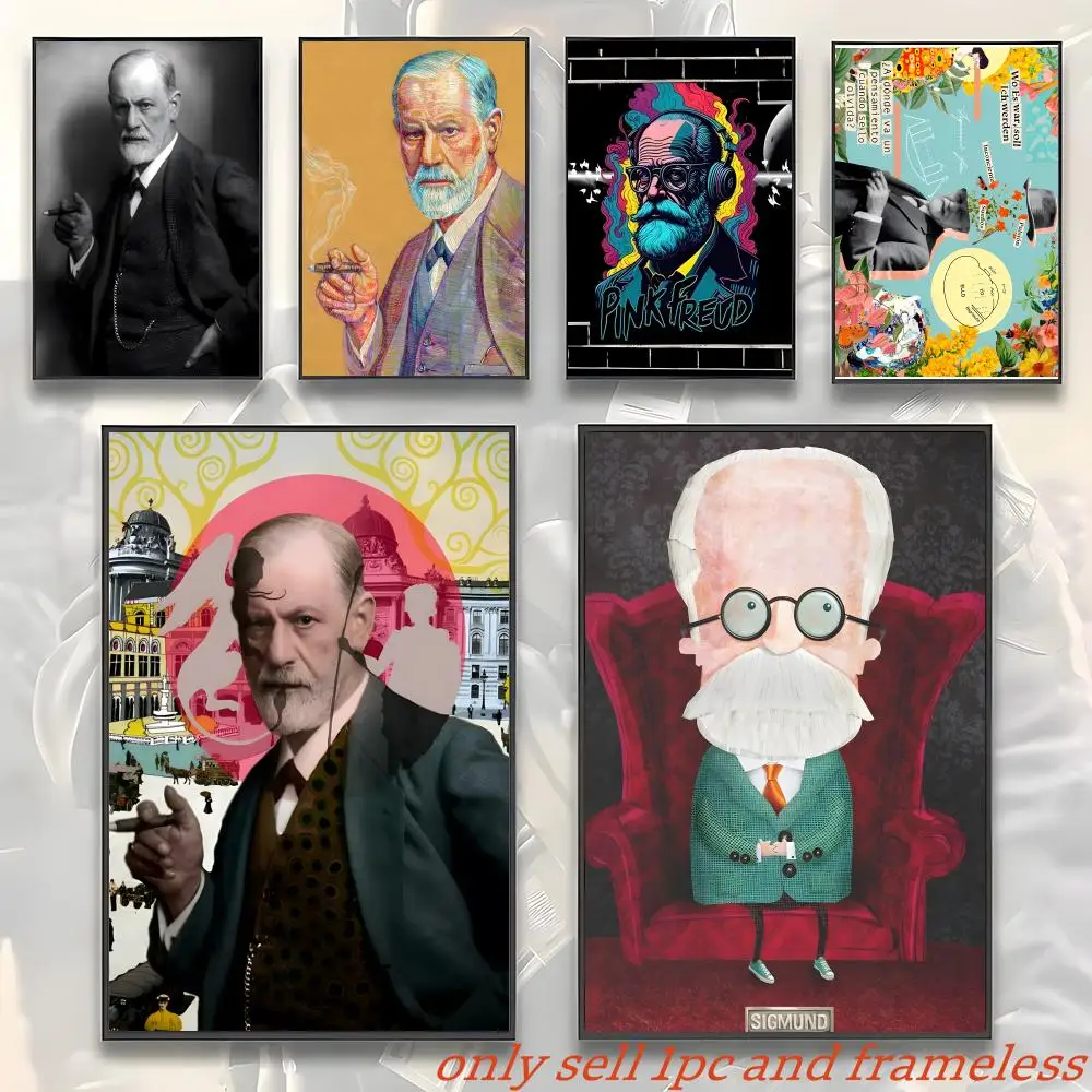 Legendary scholar S-Sigmund Freud Poster HD Poster Wall Art interior Hallway Home Decoration Holiday Gifts