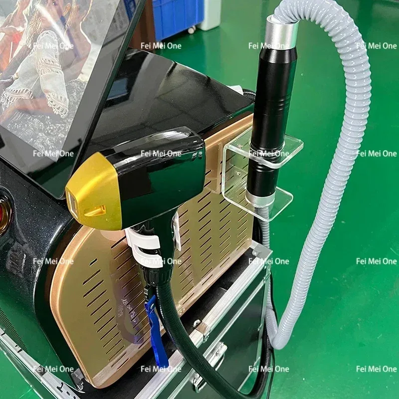 

Сопрано Титан Удаление волос Профессиональный диодный лазер 4-в-1 Pico Ipl Nd Yag