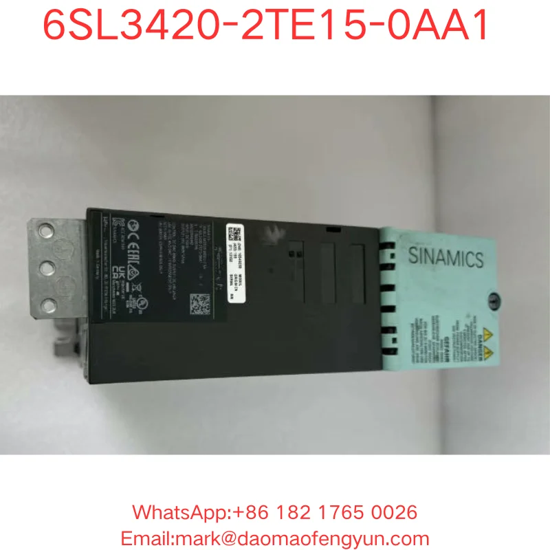 

6SL3420-2TE15-0AA1 100% Tested OK In Good Condition SINAMICS S120 DOUBLE MOTOR MODULE