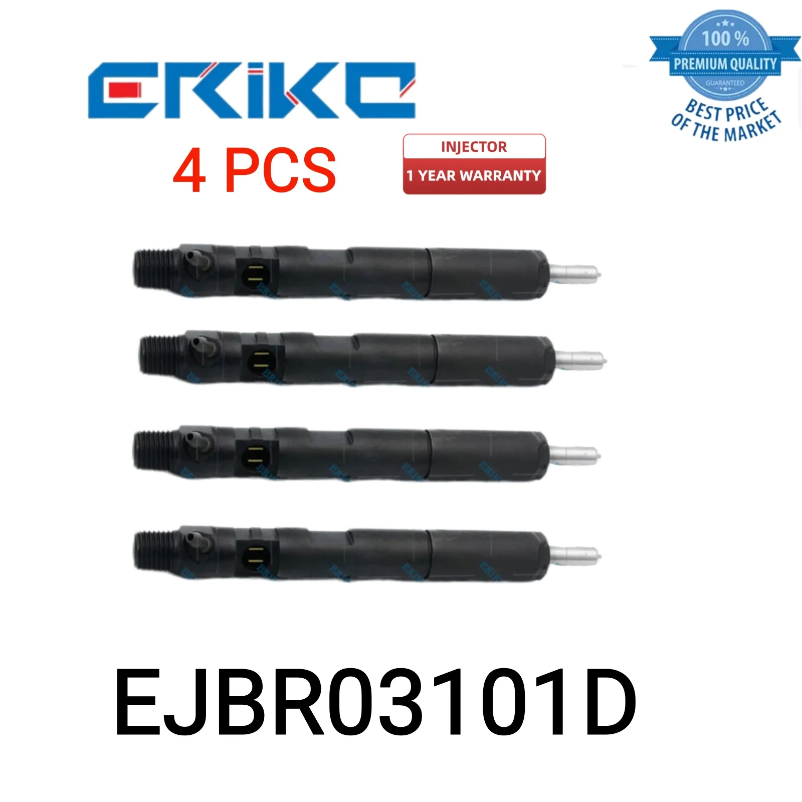 4 PCS EJBR03101D Fuel Diesel Injector EJBR 031 01D Common Rail Injector EJBR 03101D injection 82 00 421 359 fit for RENAULT