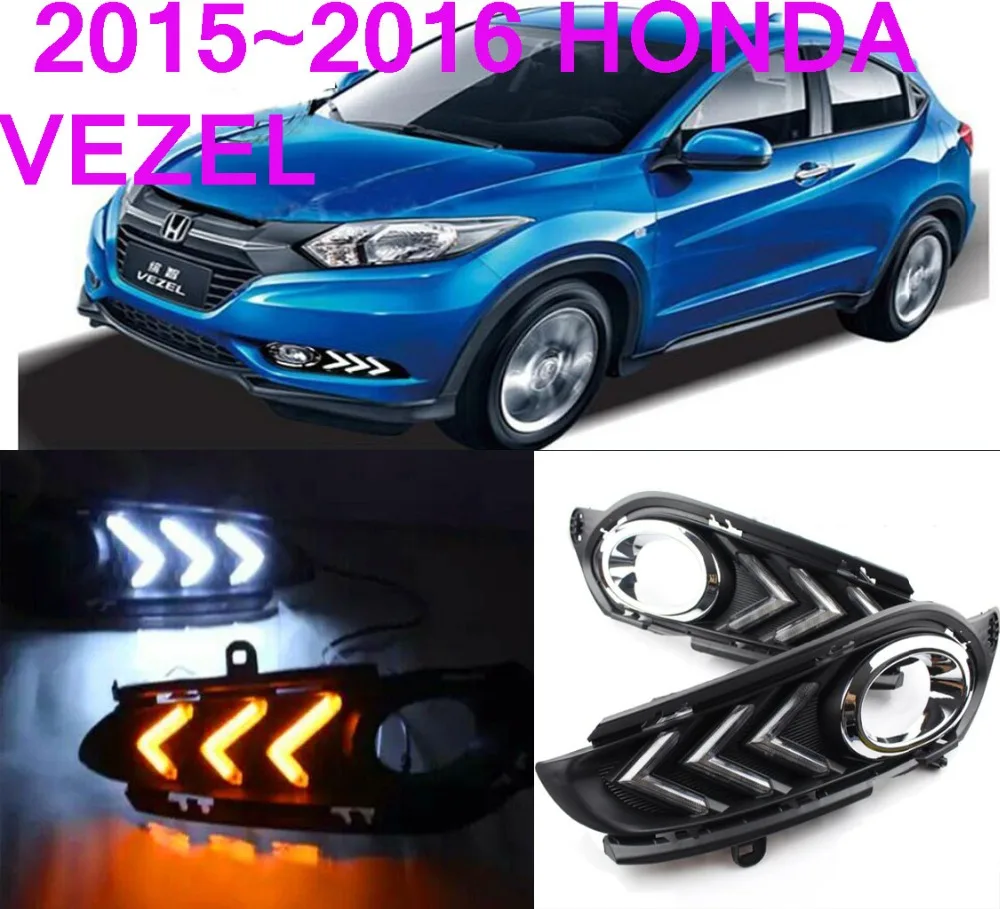 

Дневсветильник Vezel HRV 2015 2016 2017 год Vezel XRV XR-V лампа для бампера XR V автомобильные аксессуары Vezel противотумансветильник