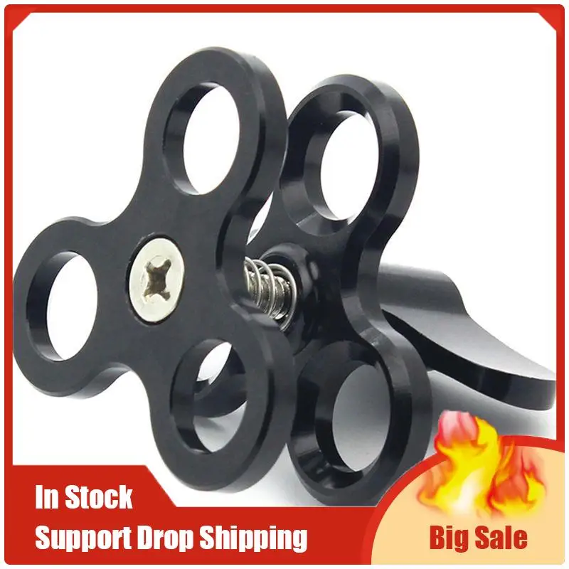 Лучшие предложения Шаровой шарнир из алюминиевого сплава, 3-секционный зажим для шарового шарнира, держатель лампы заполняющего света для дайвинга, подводной фотографии