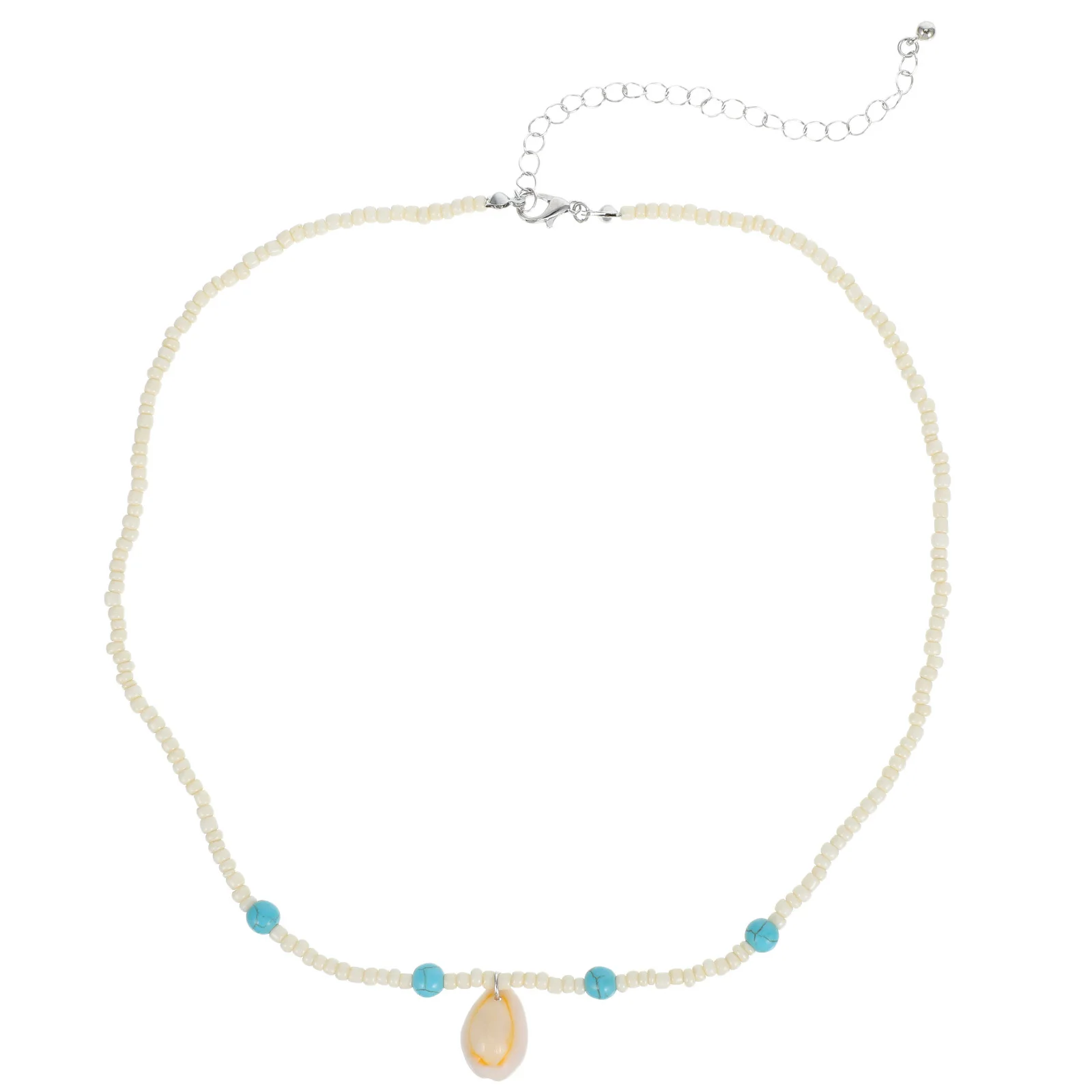 

Natural Conch Shell Necklace Bohemian Style Handmade Women Choker White Exquisite Design Durable Wear Party Wedding Anniversary