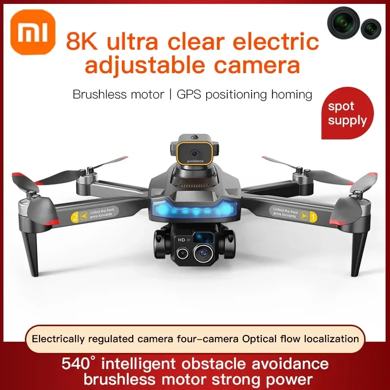 

P15 PRO Drone 8K GPS HD Aerial Photography Dual-Camera Omnidirectional Obstacle Avoidance Optical Flow Positioning Drone