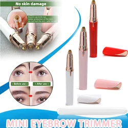 New USB Rechargeable Model Mini Eyebrow Trimmer Multifunctional Hair Removal Safe Portable Electric Trimmer Automatic Face