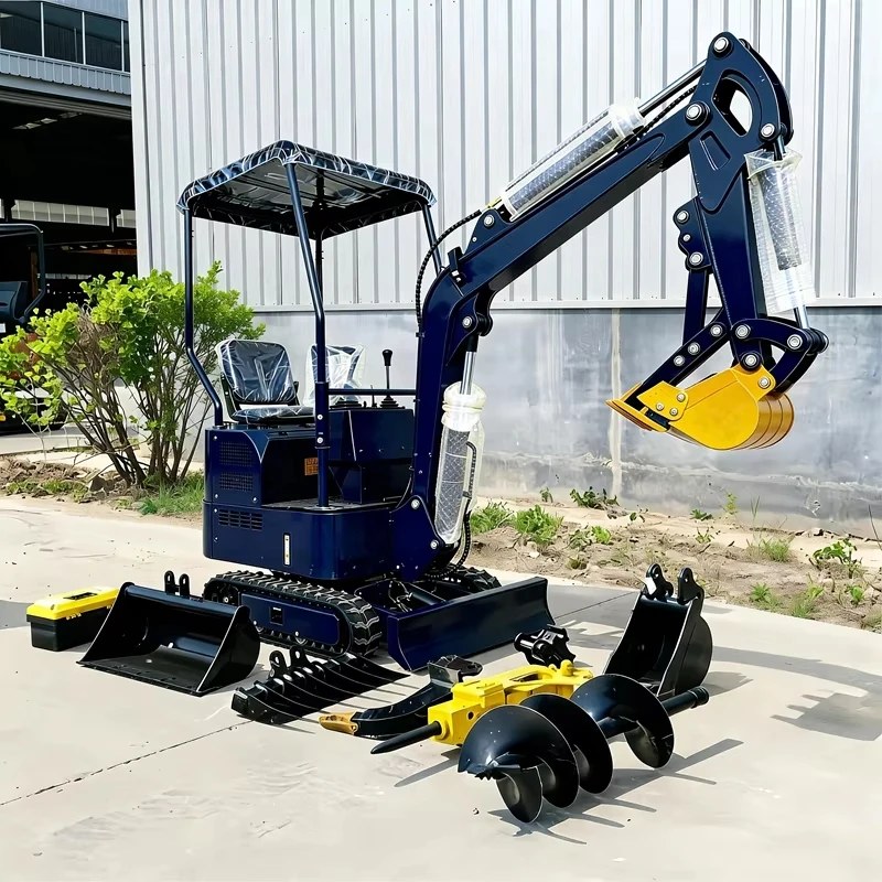 

Multifunctional Mini Excavator Diesel Construction 1.0Ton Crawler 1.5Ton Diggers 2.0Ton Agriculture 2.5Ton Families