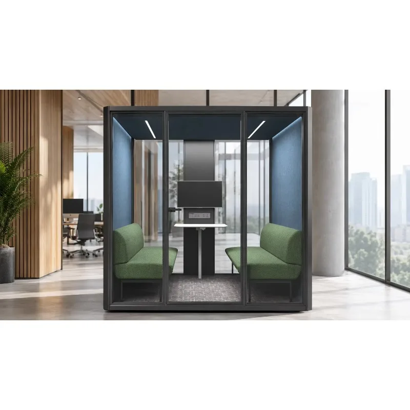 Portable Private Study Pod Office Modern Mobile Working Space Work Booths Acoustic Silent Pods Meeting Booth