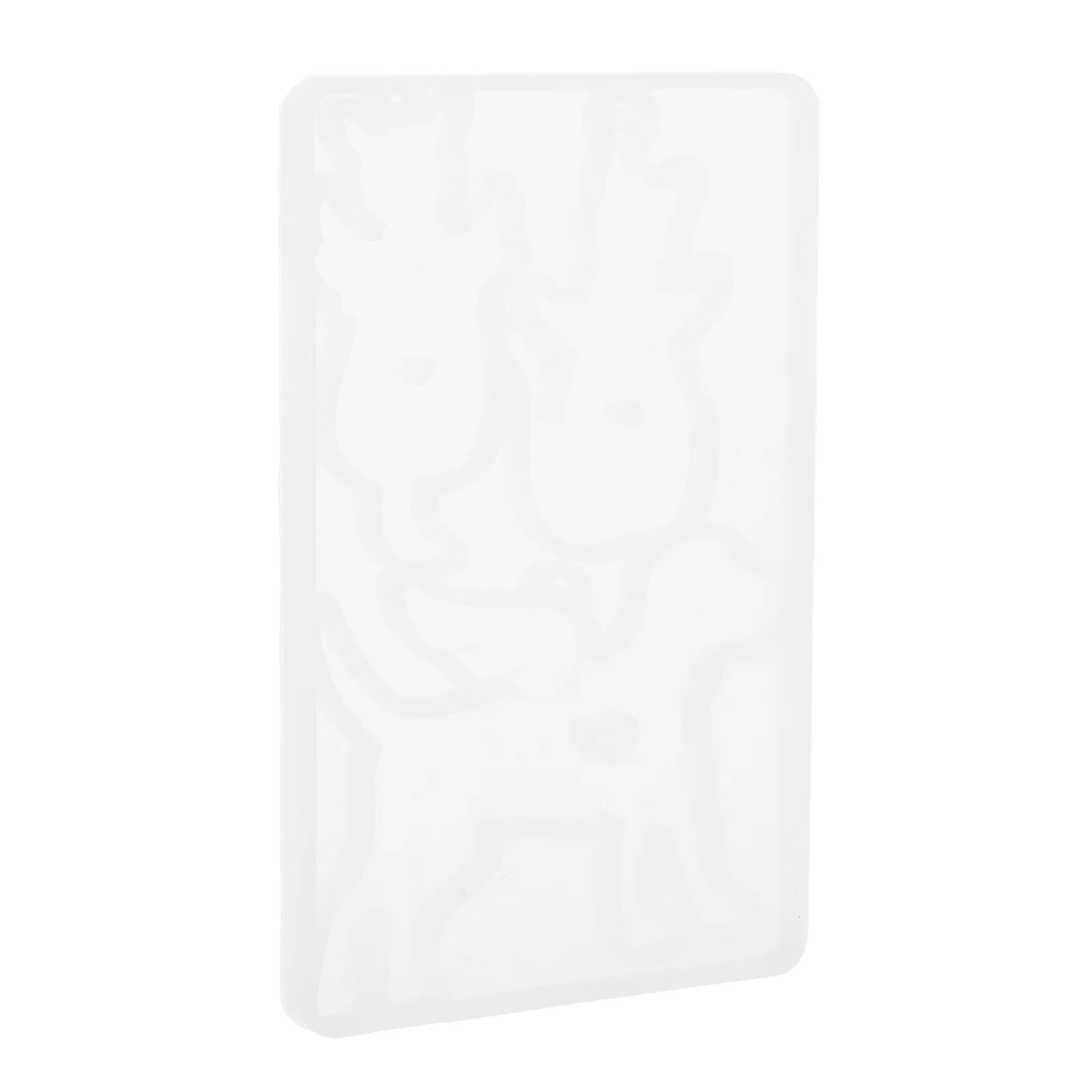 

1pcs Dog Cat Resin Mold Silicone Puppy Earring Key Ring Craft Pendant Pet Memorial Mold For Jewelry Making Angel Wings Animal