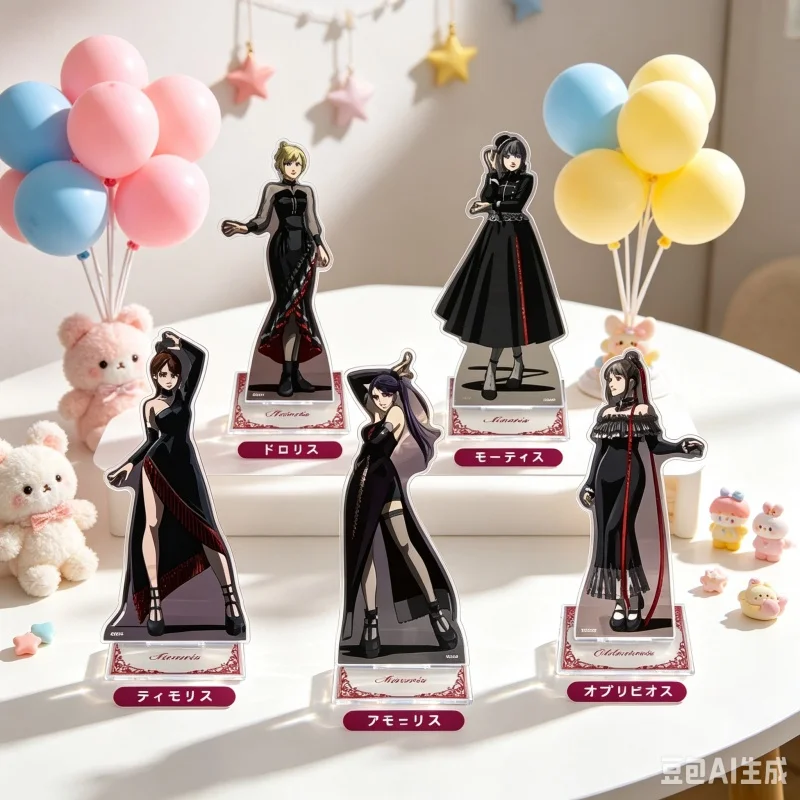 BanG Dream! Акриловая подставка-брелок Ave Mujica Anime, 15 см, настольное украшение 