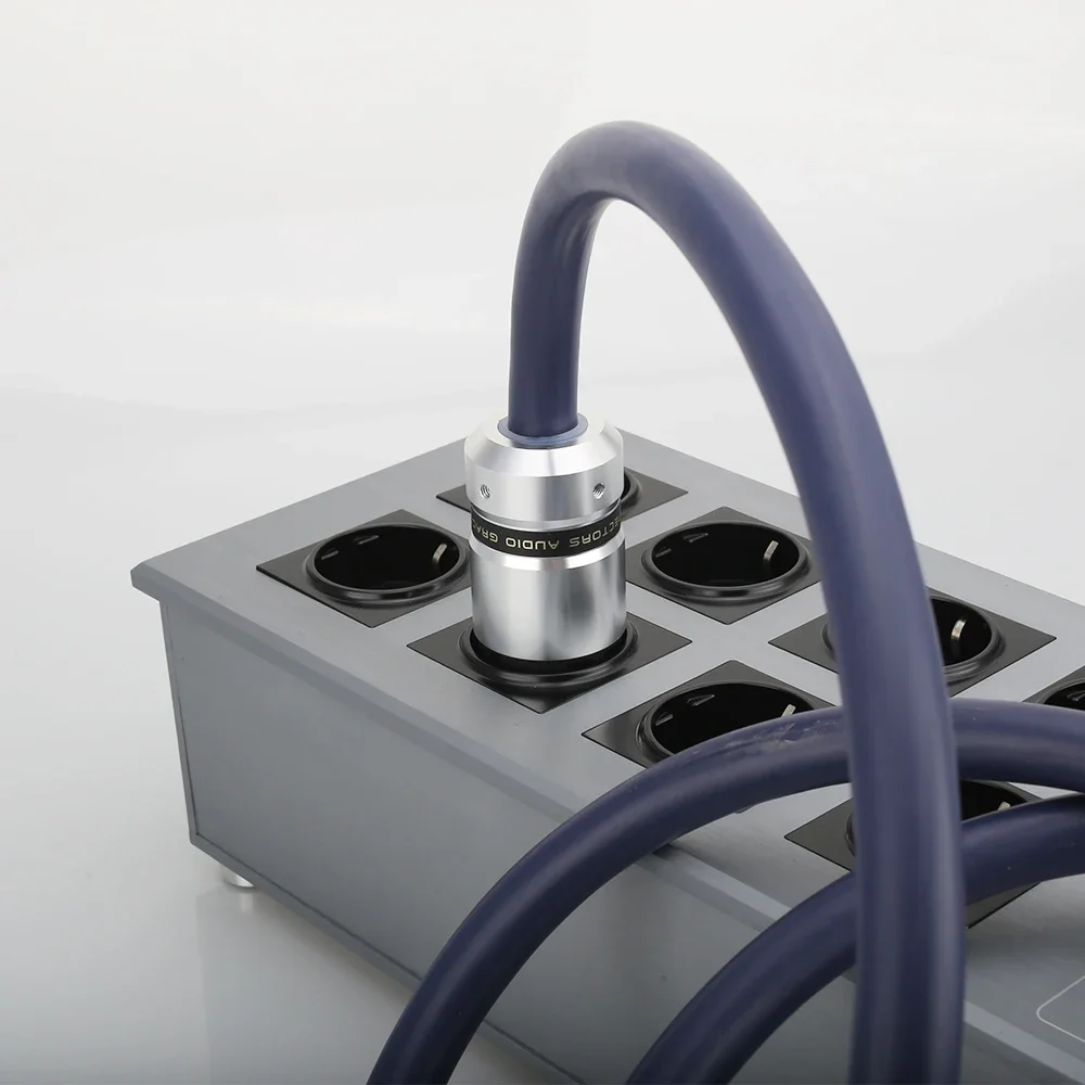 Высококачественная производительность Кабель питания Schuko EUR Шнур питания Hi-Fi Шнур питания Schuko Для CD DVD Ламповый усилитель Предварительный усилитель Домашний кинотеатр