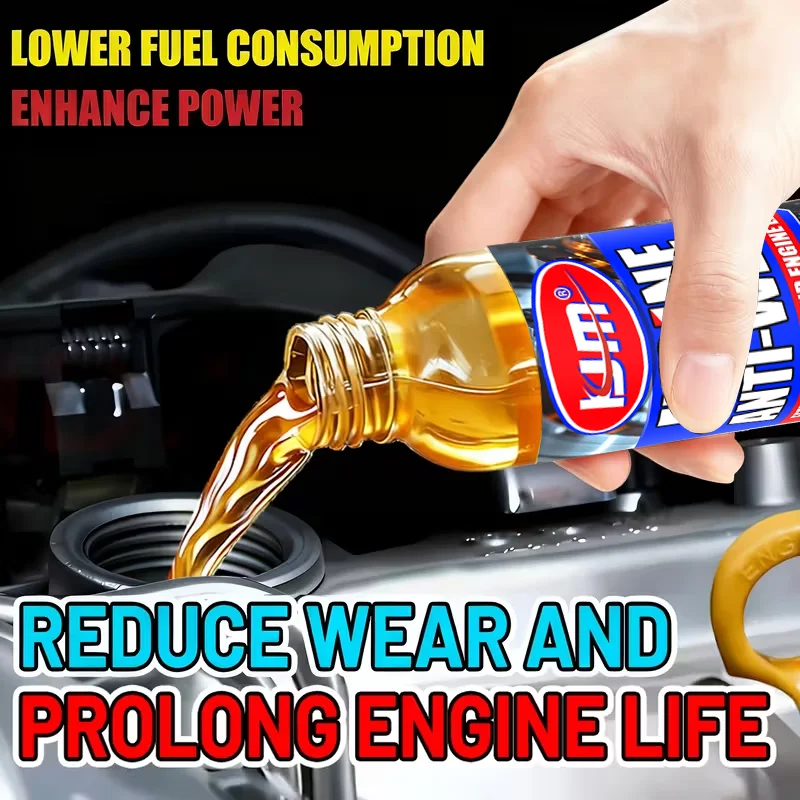Engine Anti Wear Protective Agent Oil Additive Reduce Friction Prolong Life Fuel Saving Noise Reduction Carbon Removal