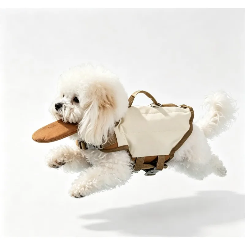 New Pet Life Jacket, Dog Assisted Swimming Suit, Small and Medium-sized Dog, Teddy Bear, Dog Swimming Buoyancy Suit