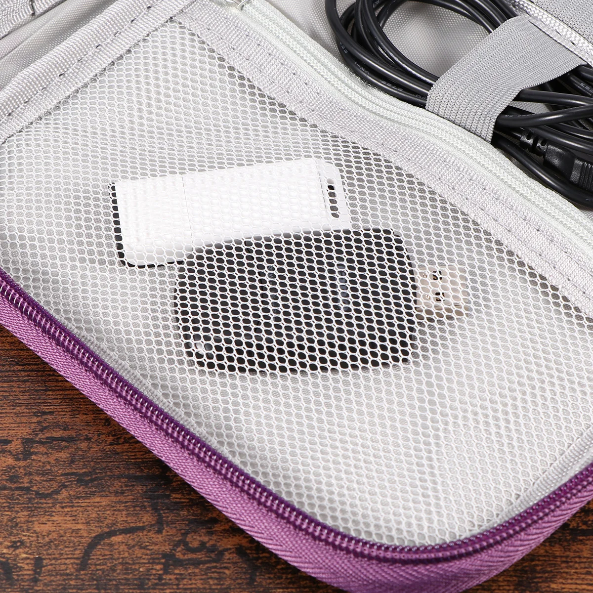 

Travel Organizer Bag Data Cable Storage Collection Carrying Pouch