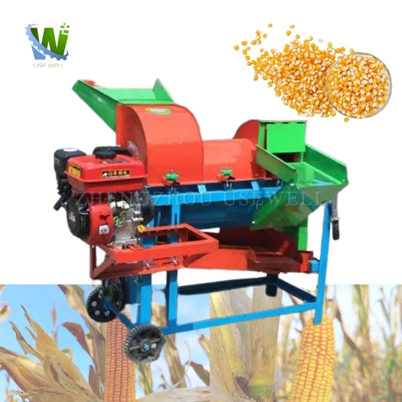 Wholesale Di esel Engine Multifunctional Maize Thresher Corn Threshing Soybean Sheller Peeling Machine For Farm