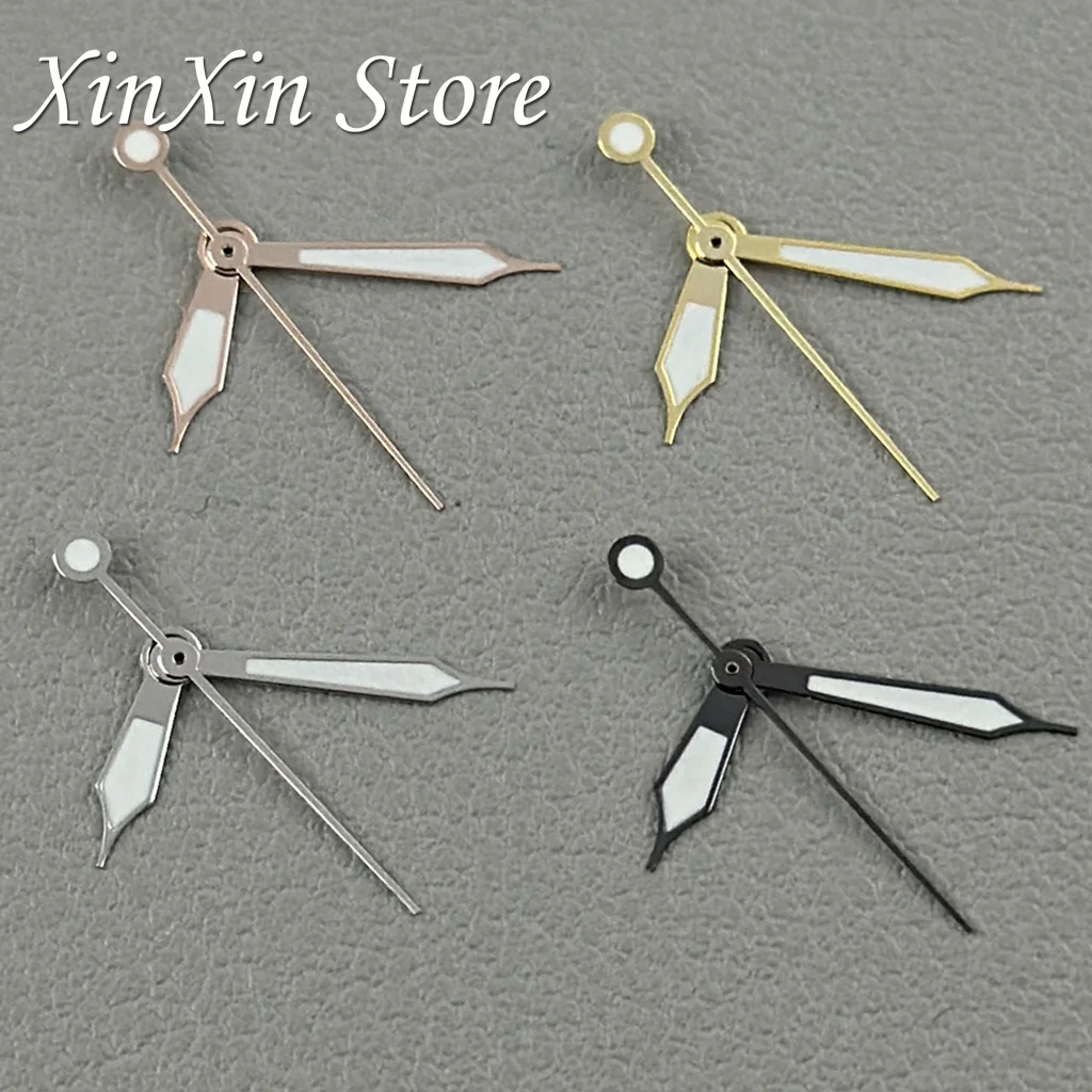 

Модифицированные зеленые светящиеся часы NH35 C3, указатели, серебро, розовое золото, черное золото, стрелки для часов NH34 NH35 NH36 4R 7S 7002, механизм