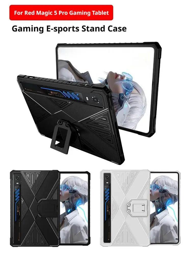 Etui na tablet do gier RedMagic Astra 2 Generation, pokrowiec ochronny z TPU zapewniający ochronę przed upadkami do tabletu REDMAGIC 5 Pro, etui ochronne w kolorze czarnym. — zdjęcie produktu 7