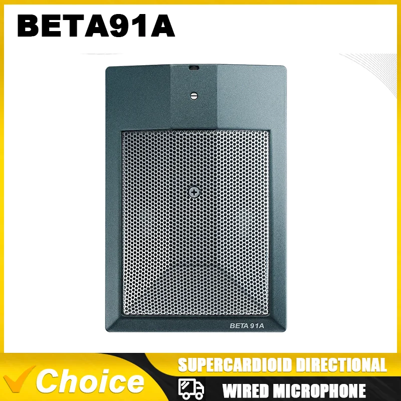 BETA91 BETA91A beta 91a Professional Half-Cardioid Wired Condenser Microphone for Low Frequency Pickup Instrument Mic