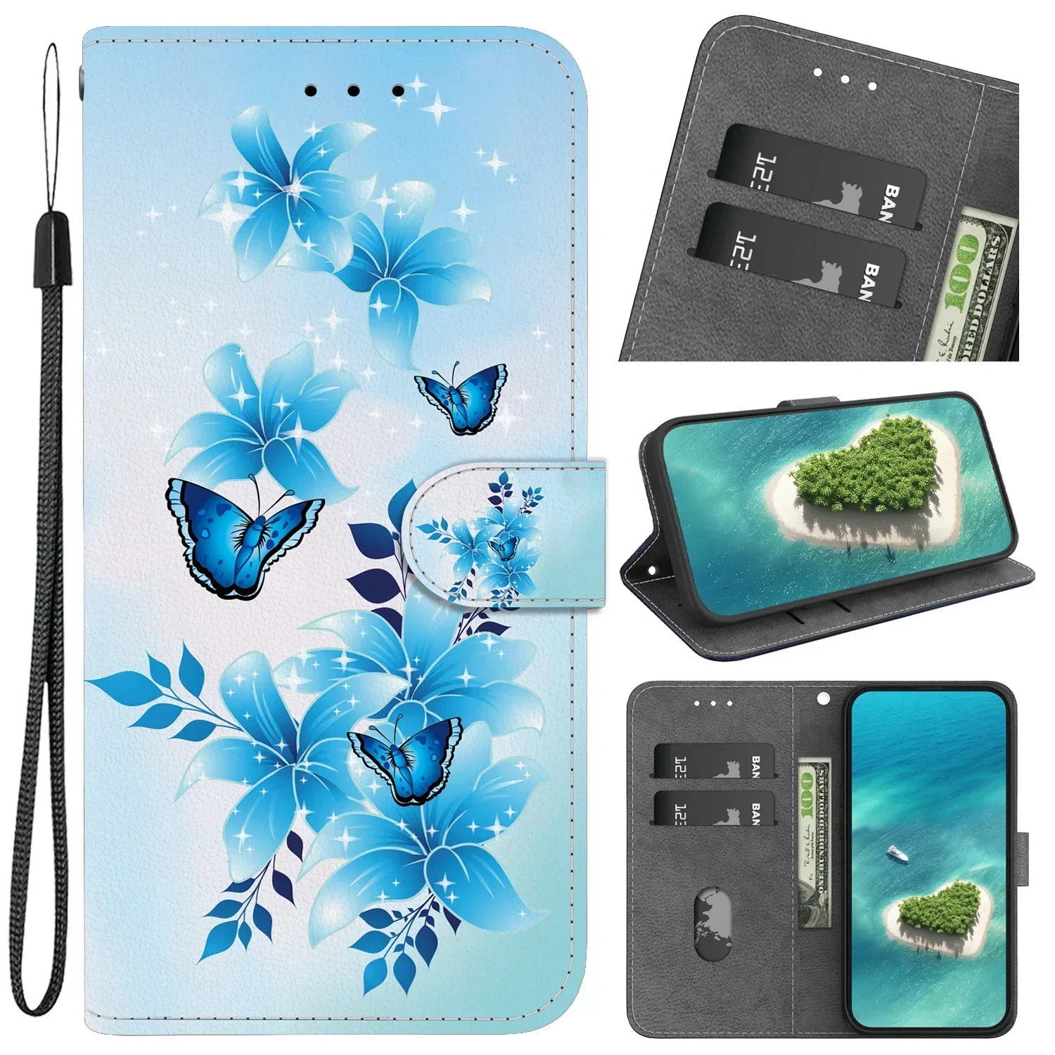 Cases for Huawei Mate 30 20 Pro Lite P30 P50 Case Cover coque Flip Wallet Phone Covers Sunjolly for Huawei P50 Pro Case
