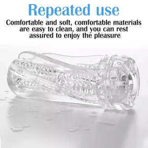 갈라 쿠 남성 자위기 소프트 보지 성별 장난감 투명한 질 지구력 운동 성 제품 진공 포켓 컵 남성 8 최고의 판매 질 보지 -№8