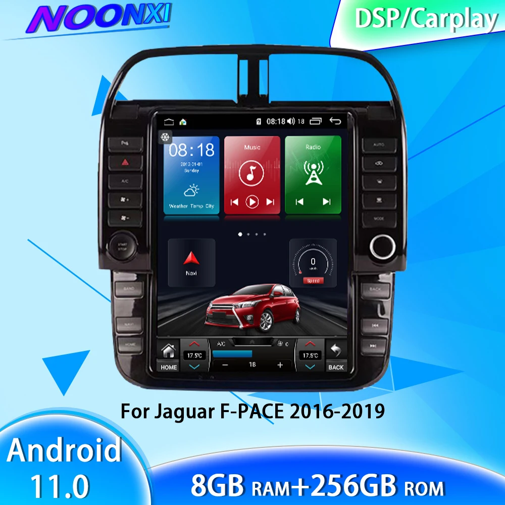 

8G+256G Android 11 For Jaguar F-PACE Bluetooth Navigation Touch Tesla Screen Multimedia Video Player Radio 2 DIN Car Carplay GPS