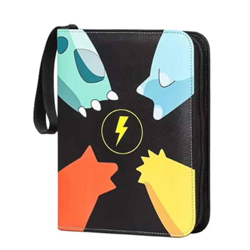 Hot-- 400PCS *Poke moned!!!Album Binder Photocard PU Zipper Photo Album Carte Holder Toy Collection Folder Letters Cards' Hobby - view 5