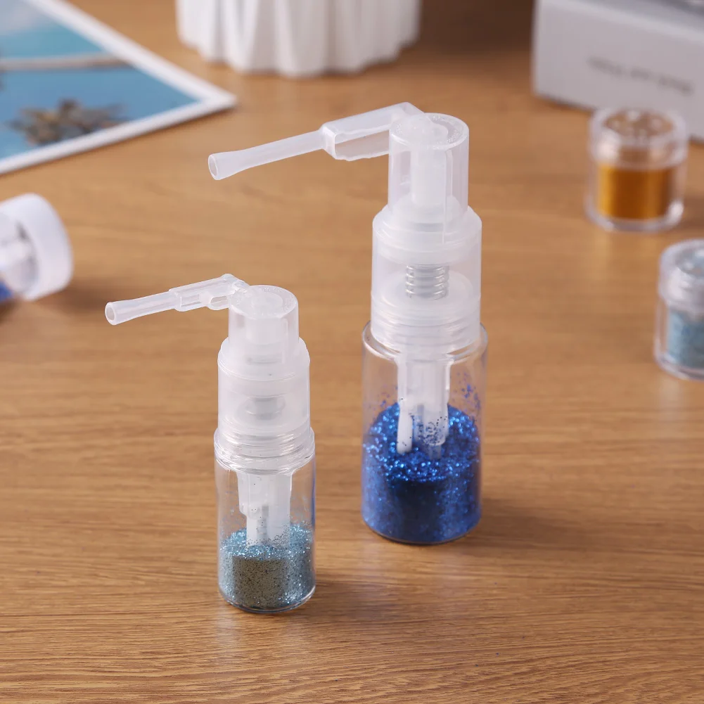14/35 ML Powder Spray Bottle Refillable Powder Bottle Multi-Purpose Empty Portable Travel Container Craft Glitter Spray Bottle