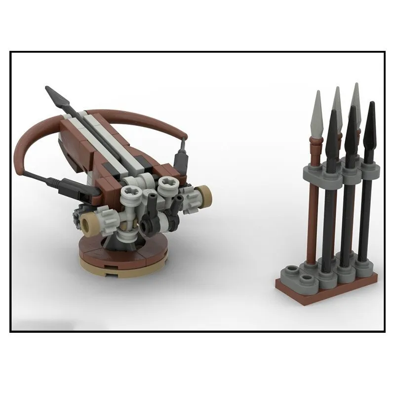 

MOC средневековое балистское оружие, строительный блок, аксессуары для сборки мелких частиц, детская креативная коллекция, кирпичи, игрушки