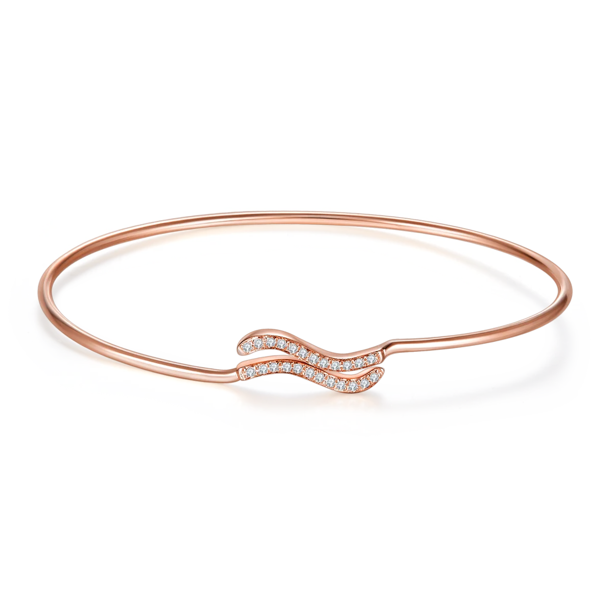 

New Design 18K Rose Gold Zodiac Sign Aquarius Women Bracelet Fashion 12 Horoscope Jewelry