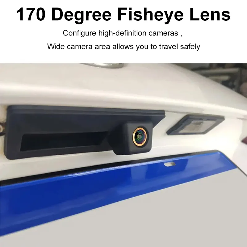 170° 1080P AHD Vehicle Rear View Camera for Trunk Reversing Camera Special Car Rear View Monitoring For VW Audi Classic Series view 3