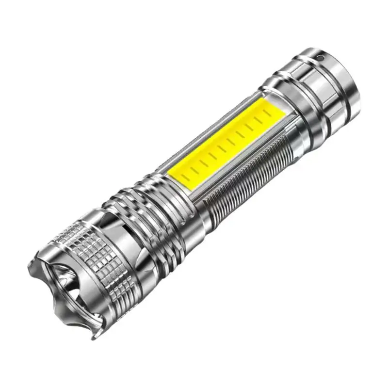 

Мощный перезаряжаемый USB фонарик с 4 режимами освещения, ручной фонарик для наружного аварийного освещения