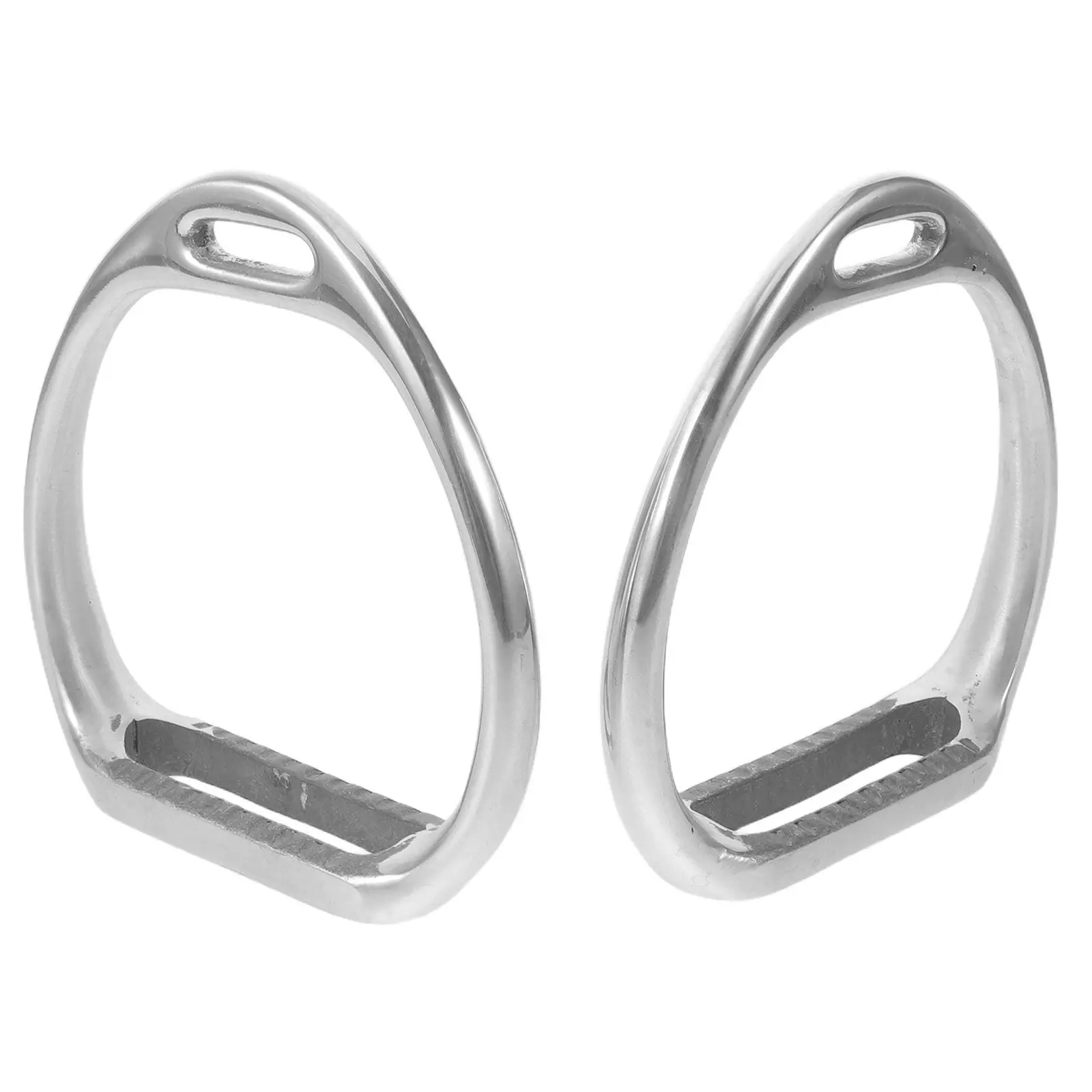 

1Pair High Strength Aluminum Alloy Equestrian Stirrups for English Saddle Western Horse Riding Safety Non Slip Stirrup Horseback