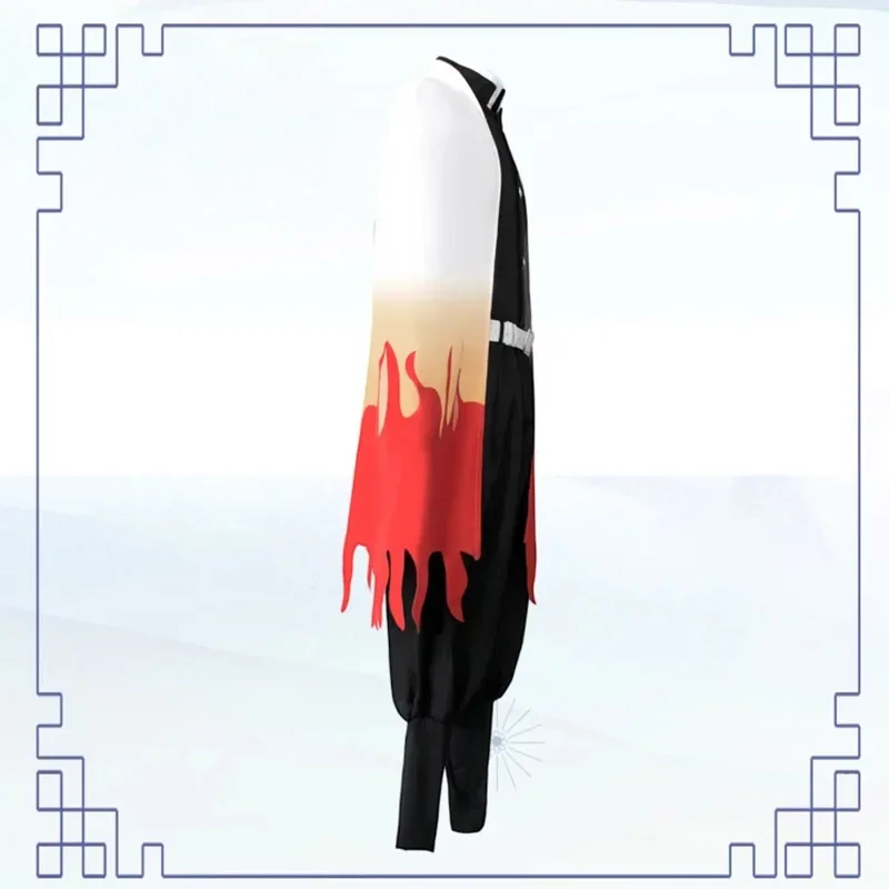 Rengoku Kyoujurou Anime Cosplay disfraz Kimono peluca uniformes adultos niños fiesta Halloween vestido de regalo