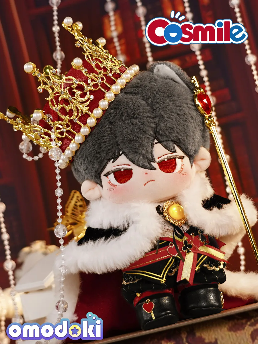 

Cosmile Handsome Cool Poker King Clothes Crown Outfit Suit For 20cm Kpop Doll Cosplay Toy Acc Cute Props C OM