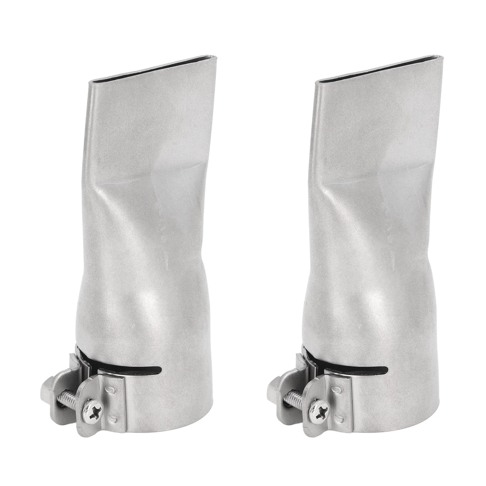 

2Pcs 40mm Flat Wide Mouth Welding Nozzle Stainless Steel Heat Resistant for Hot Air Welding Gun PP PVC Plastic Sheet Outlet