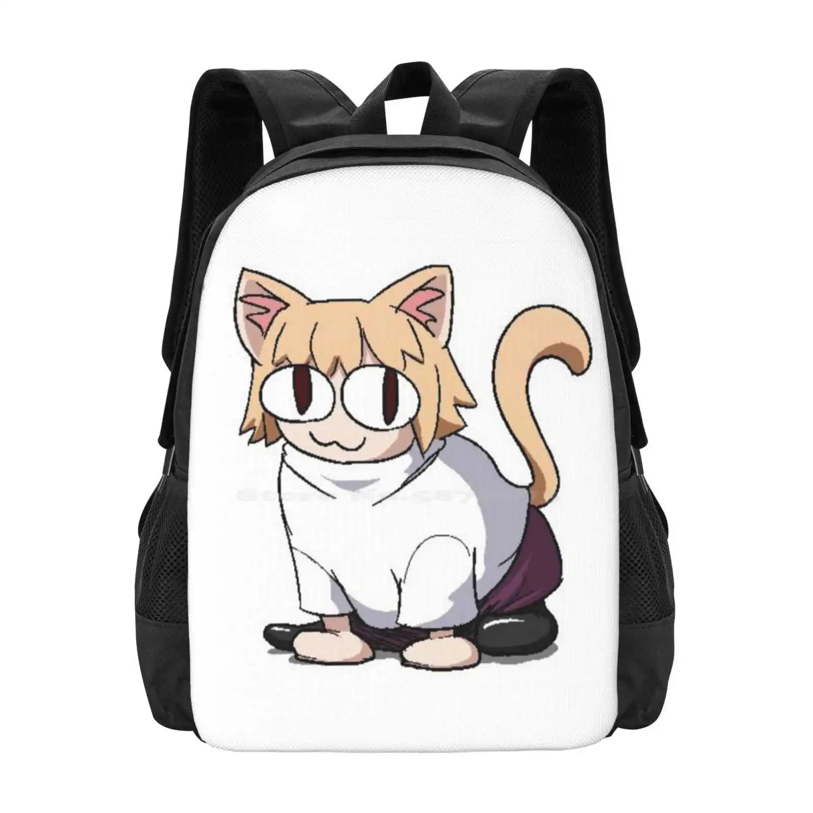 

Neco Arc Cat Large Capacity School Backpack Laptop Bags Funny Neko Neco Arc Memes Neko Memes Funny Neco Arc Tsukihime Cat Type