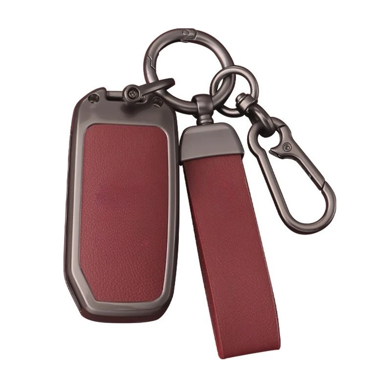 Premium Zinc Alloy Key Cover Case for KIA Sportage Ace/K3/Seltos/KX3/K5/KX5/Stonic - Protective Key Fob Shell Keychain