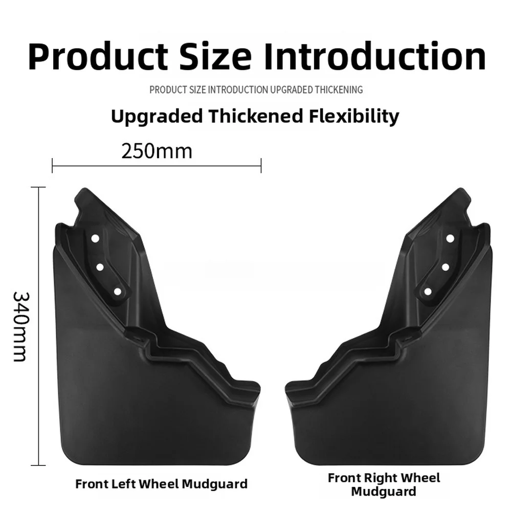 

Car Mudguards For Toyota For 4Runner Splash Protection Flaps Fender Mud Flaps Fender Guards Easy Install Auto Accessories