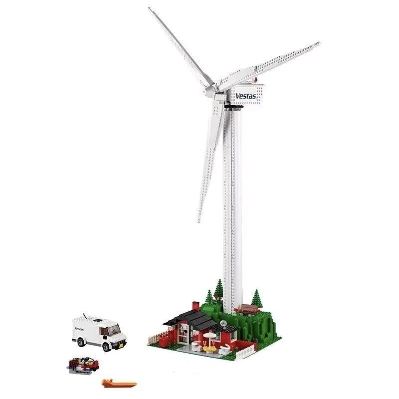 

НОВИНКА: 844 детали креативного конструктора ветряной турбины Vestas, модели электрических ветрогенераторов 10268+, строительные блоки, подходят для сборки.