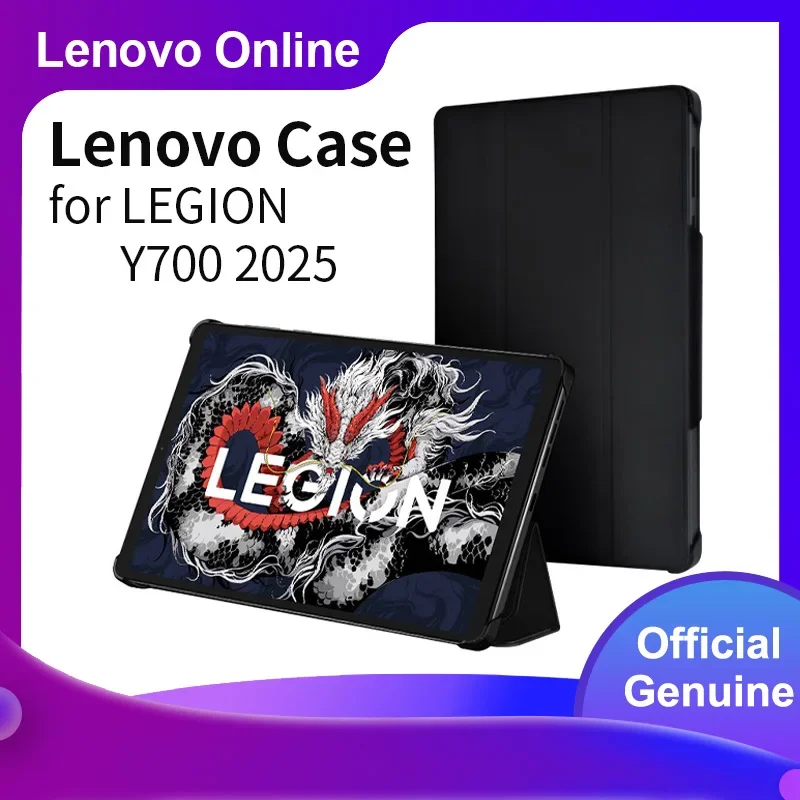 Original Lenovo LEGION Y700 2025, Schutzhülle, 8,8 Zoll, magnetische Wärmeableitung, intelligenter Schlaf, schwarz, abnehmbares Design