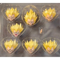 In Stock Tonsenarttoys 4 Color Majin Head Hair Proud Warrior Black Goku Zamasu Vegeta Head Sculpture Hair Accessories 1/12